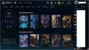 CONTA LEAGUE OF LEGENDS, FALTAM 7 CHAMPS LOL