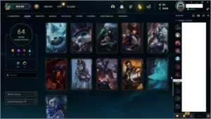 CONTA LEAGUE OF LEGENDS, FALTAM 7 CHAMPS LOL