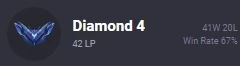 Conta lol diamante 4 67% winrate - League of Legends