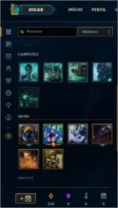 CONTA - League of Legends LOL