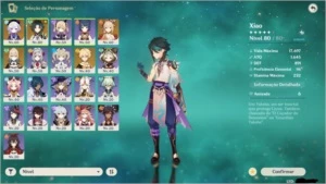 GENSHIN IMPACT CONTA COM XIAO + YOIMIYA E 2 ARMAS 5*