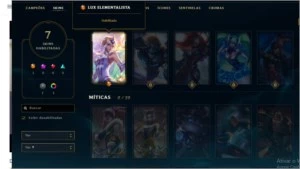 conta D4 com skin ultimamate - League of Legends LOL