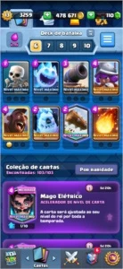 Conta nível 13 com 5 anos de jogo - Clash Royale