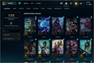 Conta Prata 1, 50 rankeds, level 44 - League of Legends LOL