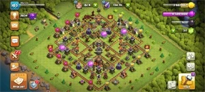 Conta CV10 full clash of clans