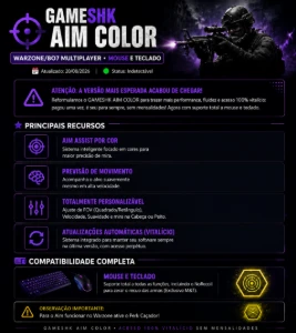 AimColor para Warzone,BO7 e BO6 - Call of Duty COD