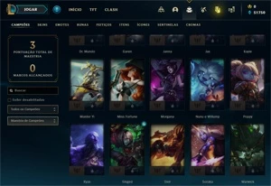 Conta FERRO 4 - Smurf LOL (league of legends) ELOMOON