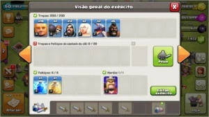 Conta Clash Of Clans CV 7 Semi-FULL