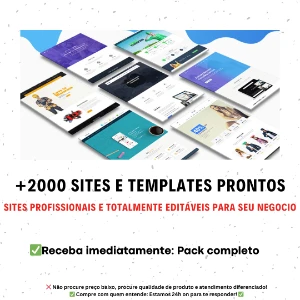 +2000 Sites e Paginas Completas - Diversos Nichos - O melhor