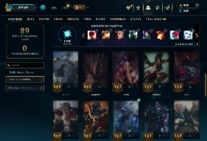 Bronze 4 com 40 Champs e 9 Skins - League of Legends LOL