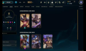 Conta lvl 47 League of  Legends - League of Legends LOL