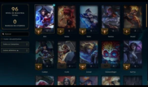Conta lvl 47 League of  Legends