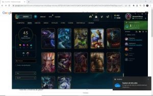 Conta LoL Aatrox Prestígio 2.0 - League of Legends