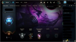 Conta League Of Legends Ouro IV / 41 skins / 106 Champs LOL