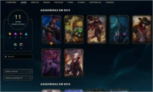 Conta Diamante IV smurf - League of Legends LOL