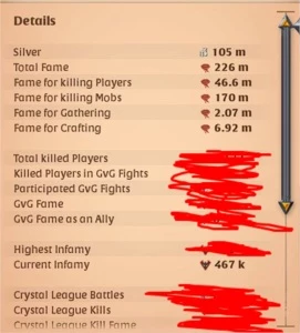 Conta Albion. T8 em todas armaduras, specs altos, t8 pedra. - Albion Online