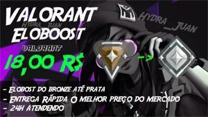 Eloboost do (Bronze até Prata 3) Hydra Store! - Valorant