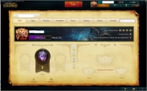 CONTA LOL LVL 25 +10 CAMPEÕES + 4300 IP + 5 SKINS - League of Legends