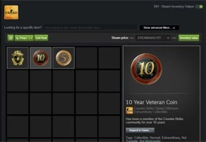 CONTA STEAM CSGO PRIME COM MEDALHAS LEALDADE, 5 E 10 ANOS - Counter Strike