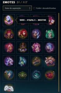 Conta mestre 63% Winrate Soloqueue - League of Legends LOL