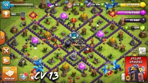 Centro de Vila 13 - Clash of Clans