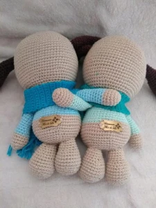 Cachorrinho com Nome Bordado - Artesanato e Personalizados