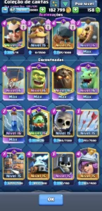 Conta com 9 anos Clash Royale lvl 67, 11k troféus