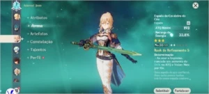 Vendo Conta Genshin impact (Xiao + Jade,Hu Tao, Jean,Amos)
