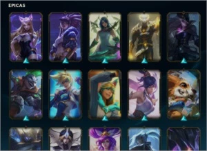 Conta lol com 97 skins sendo 3 ultimei-te - League of Legends