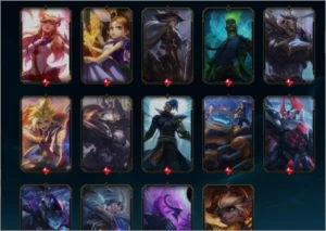 Conta lol com 97 skins sendo 3 ultimei-te - League of Legends