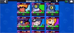 Conta 23k Troféus 33 Skins 3 Passes 48 Brawler - Brawl Stars