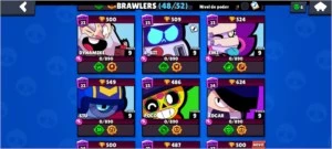 Conta 23k Troféus 33 Skins 3 Passes 48 Brawler - Brawl Stars