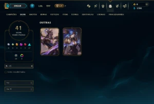 Platina 4 com 95 Champs e 41 Skins - League of Legends LOL