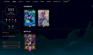 Conta Prata 1- 223 SKINS - League of Legends LOL