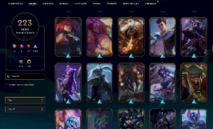 Conta Prata 1- 223 SKINS - League of Legends LOL