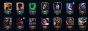Conta Ouro II com 85 skins e 102 champions - League of Legends LOL