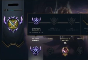 Conta Diamante League of Legends