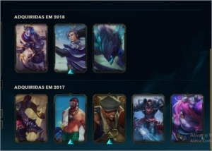 conta platina 1 - League of Legends LOL
