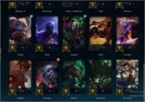 conta platina 1 - League of Legends LOL