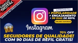 [Promoção]  25K Seguidores Instagram R$159,90 | Envio Rápido - Redes Sociais