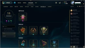 Conta LOL 2013 +120.000RP (134Skins) - League of Legends