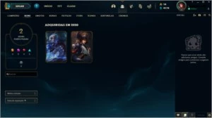 CONTA LOL PLATINA 3 - 60% WINRATE - 35 CHAMP - 2 SKINS - League of Legends