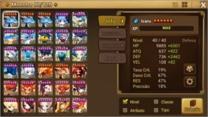 Conta Summoners War 14 nat5