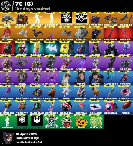 Conta de Fortnite com Cavaleiro Negro + Bundles