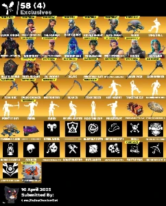 Conta de Fortnite com Cavaleiro Negro + Bundles