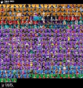 Conta de Fortnite com Cavaleiro Negro + Bundles