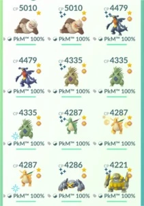 Pokemon GO - Level 50 - 45 Legendary and Mythical 100% - Pokémon