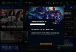 Unranked com 16 Champs e 5 Skins ( SEM EMAIL CONFIRMADO ) - League of Legends LOL