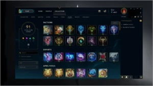 Conta league of legends elo D4 level 126 LOL