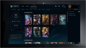 Conta league of legends elo D4 level 126 LOL